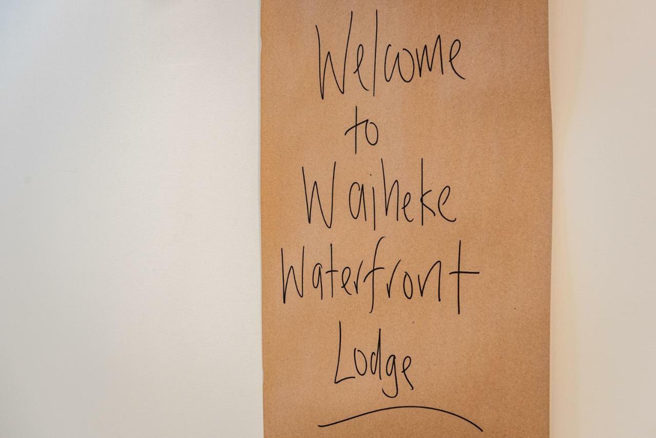 Waiheke Waterfront Lodge Oneroa Exterior photo